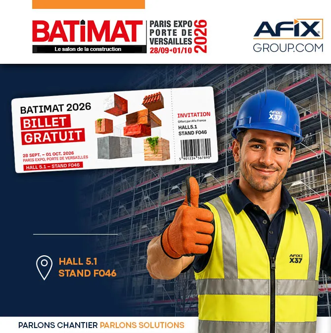 Billet gratuit Batimat 2026, offert par AFIX France