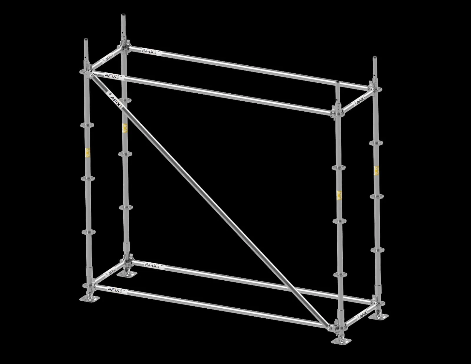 Diagonales d'échafaudage