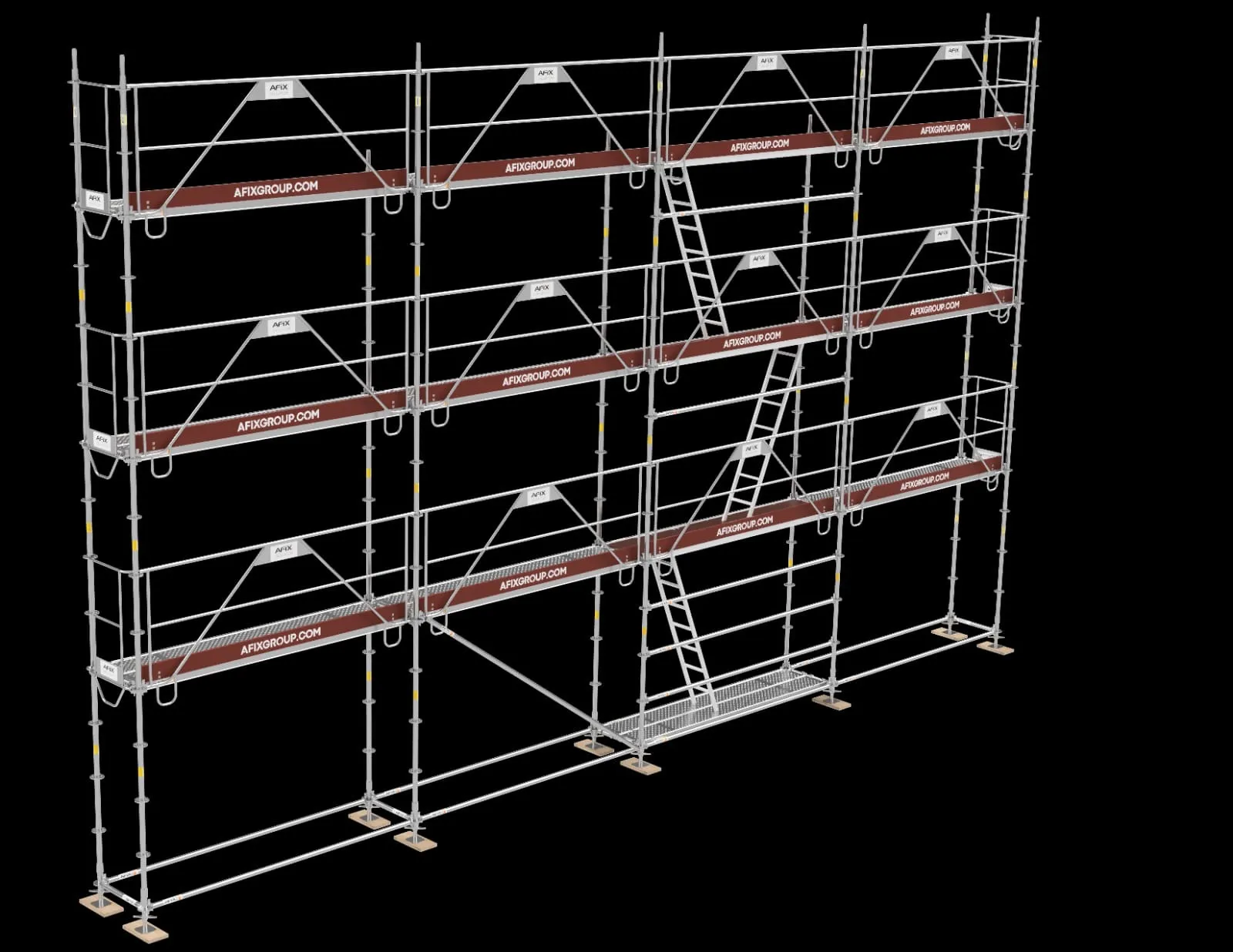 Échafaudage façadier MDS 70 – 110 m²