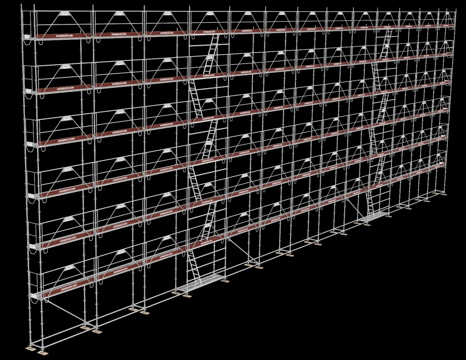 Échafaudage MDS 070 – 39 x 13,5 m