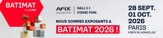 AFIX France exposant au salon Batimat 2026