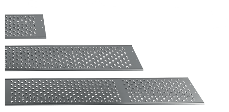 Plaque de recouvrement en acier