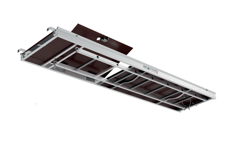 Plancher à trappe alu/bois