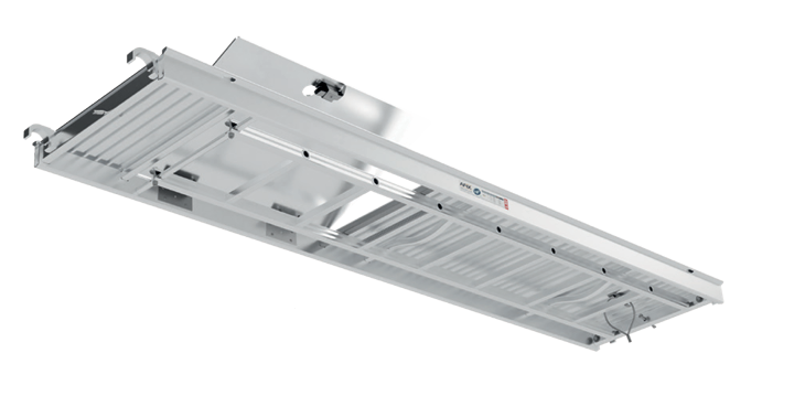 Plancher à trappe alu/alu + échelle